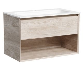 Подвесная тумба под раковину Sancos Marmi 1.0 MR1.080EG 79см дуб галифакс натуральный